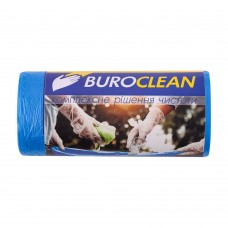 Пакети для сміття 35л/50 шт, сині, 500х600мм,8мкм, ПНД (HDPE), BuroClean EuroStandart