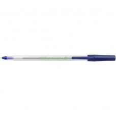 Ручка "Round Stic Eco", синя, зі штрих-кодом на штуку