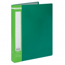 Папка пластикова з 40 файлами, JOBMAX, А4, зелена