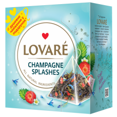 Чай бленд чорного та зеленого 2г*15, пакет, "Shampagne splashes", LOVARE