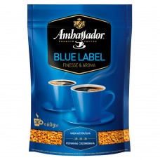 Кава розчинна Ambassador Blue Label, пакет 60г*30