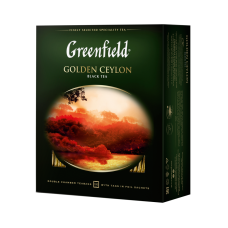 Чай черный GOLDEN CEYLON 2гх100шт. "Greenfield" , пакет