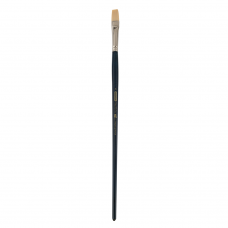 Пензлик синтетичний, Ocean 6974, плоский, № 6, довга ручка, ART Line