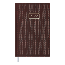 Щоденник датов. 2022 VELVET, A6, бордовий