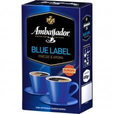 Кава мелена Ambassador Blue Label, вак.уп. 450г*12