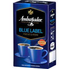 Кофе молотый Ambassador Blue Label, вак.уп. 450г*12