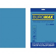 Папір кольоровий INTENSIVE, EUROMAX, синій, 20 арк., А4, 80 г/м²