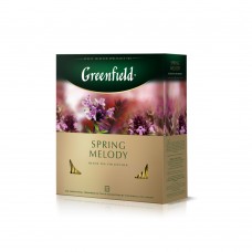 Чай чорний 1,5г*100, пакет, "Spring Melody", GREENFIELD