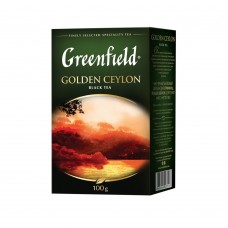 Чай чорний GOLDEN CEYLON, 100г, "Greenfield", лист