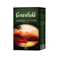 Чай черный GOLDEN CEYLON, 100г, "Greenfield", лист