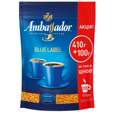 Кава розчинна Ambassador Blue Label, пакет 510г*10