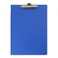 Кліпборд-папка, А4, PVC, темно-синій