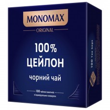 Чай чорний 2г*100, пакет, 100% CEYLON, МОNОМАХ