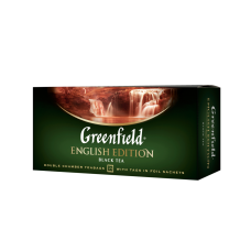 Чай чорний English Edition 2гр.х25шт, "Greenfield", пакет