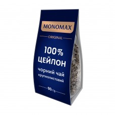 Чай чёрный 90г, лист, 100% CEYLON КРУПНОЛИСТОВИЙ, МОNОМАХ