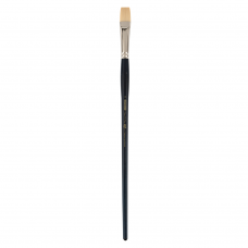 Пензлик синтетичний, Ocean 6974, плоский, № 8, довга ручка, ART Line