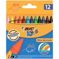 Крейда воскова "Kids Wax Crayons", 12 шт