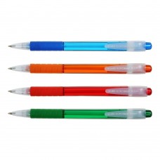 Ручка шариковая автоматическая CRYSTAL, 0,7 мм, пласт.корпус, рез.грип, синие чернила