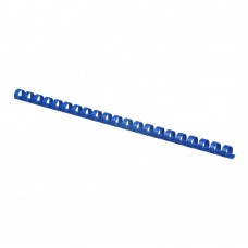 Пластиковые пружины для переплета, d 12мм, А4, 80 л., круглые, синие, по 100 шт. в упаковке