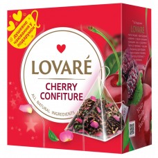 Чай бленд чёрного и зелёного 2г*15, пакет, "Cherry Confiture", LOVARE