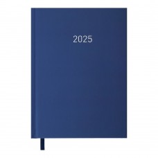 Щоденник датований 2024 VELVET, A5, синій