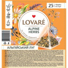 Чай травяной 2г*25, пакет, "Alpine herbs", LOVARE