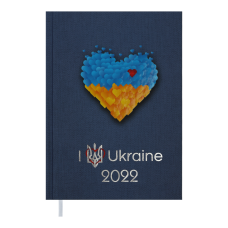 Ежедневник датир. 2022 UKRAINE, A5, серый