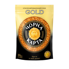 Кофе растворимый Черная Карта Gold, пакет, 60г*30 (8718)