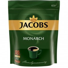 Кава розчинна 60 г, пакет, ТТ JACOBS MONARCH