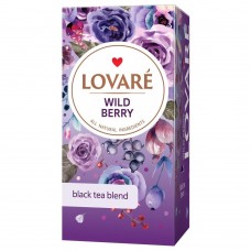 Чай чорний 2г*24, пакет, "Wild berry", LOVARE