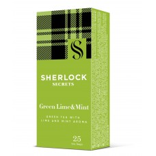 Чай зелений 1.8г*25, пакет, "Green Lime & Mint", Sherlock Secrets