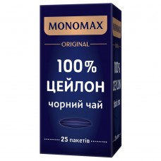 Чай чорний 2г*25, пакет, 100% CEYLON, МОNОМАХ