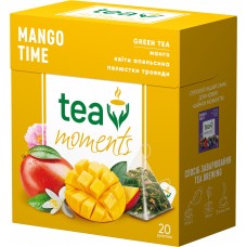 Чай зелений 1.7г*20, пірамідки, "Mango Time", Tea Moments