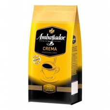 Кава в зернах Ambassador Crema, пакет 1000г*6