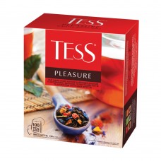 Чай чорний Pleasure 1,5грх100пак, "Tess", пакет