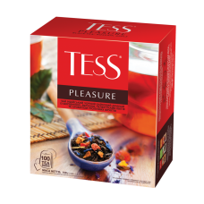 Чай чорний Pleasure 1,5грх100пак, "Tess", пакет