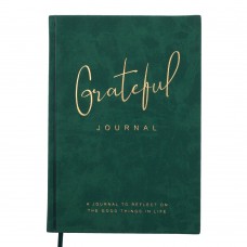 Блокнот діловий GRATEFUL, А5, 96 арк., крапка, т.-зелений, шт.шкіра