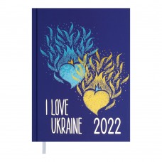 Щоденник датов. 2022 UKRAINE, A5, фіолетовий