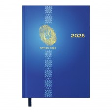 Щоденник датований 2024 UKRAINE, A5, синій