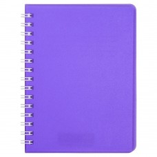 Зошит для нотаток BRIGHT, А6, 60 арк., клітинка, пластикова обкладинка, фіолетовий