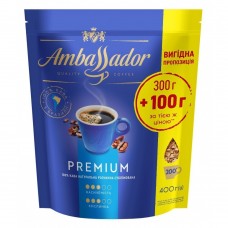 Кофе растворимый 400*14, пакет, "Premium", AMBASSADOR