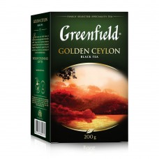 Чай чорний 200г, лист, "Golden Ceylon", GREENFIELD