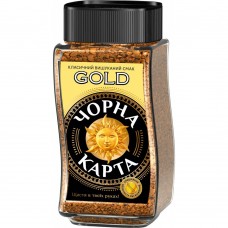 Кава розчинна Чорна карта Gold, ск.б. 95г*12 (8718)