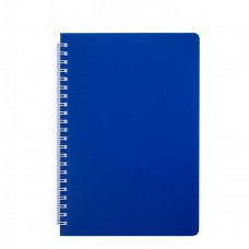 Зошит для нотаток BRIGHT, В5, 60 арк., клітинка, синій, пласт.обкладинка