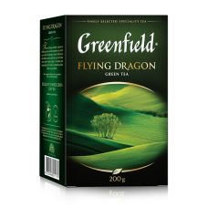 Чай зелений 200г, лист, "Flying Dragon", GREENFIELD