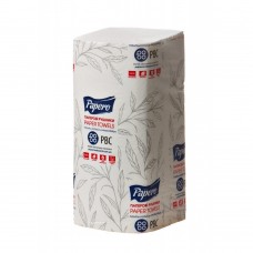 Рушники паперові целюлозні Z-подібні 22.5х22 см, 200 листів, 2-х шар., білий PAPERO