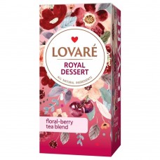 Чай цветочный 1.5г*24, пакет, "Королевский десерт", LOVARE