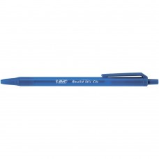 Ручка "ROUND STIC CLIC", синій