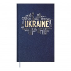 Щоденник недатов. UKRAINE, A6, синій