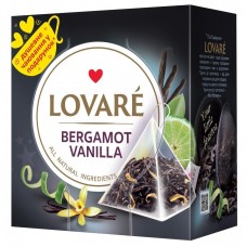 Чай чёрный 2г*15, пакет, "Bergamot vanilla", LOVARE